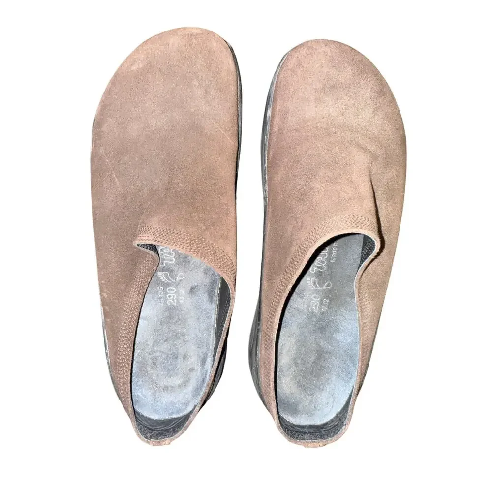 Birkenstock Tatami Brown Suede Slip-On - size 12 - D21